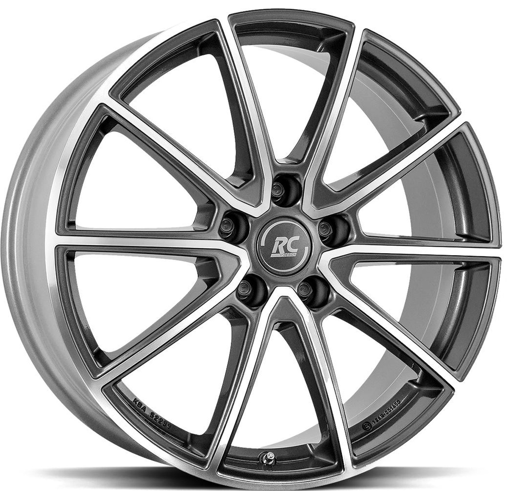 BROCK RC32 TITANIUM FULL POLISH 9x18 5/112 ET30 CB66.6