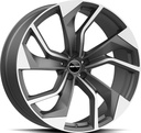 GMP REBEL MATT ANTHRACITE DIAMOND 9x21 5/130 ET28 CB66.5